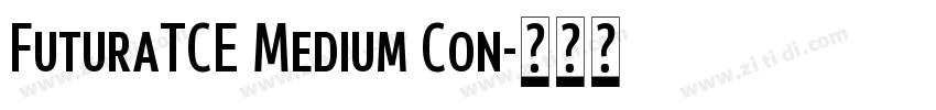 FuturaTCE Medium Con字体转换